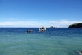 Leaving Whakaari or White Island in New Zealand